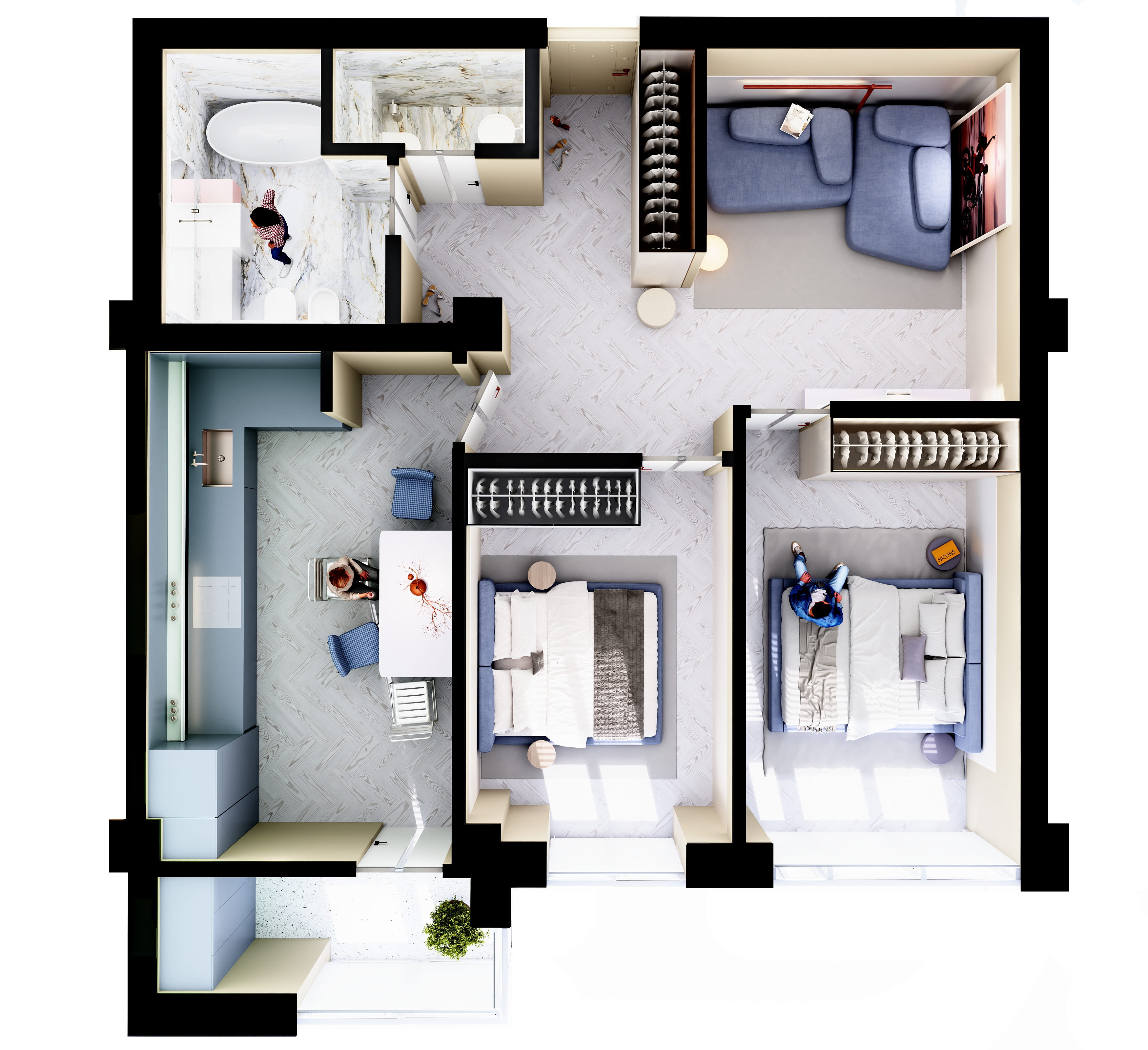 Interactiv plat
